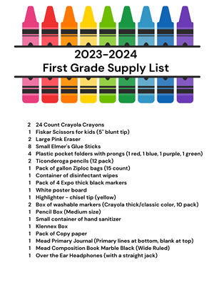 First Grade Supply